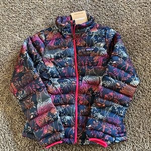 Patagonia Girls Down Sweater, size XL (14), NWT